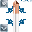 4F AlTiN до 58 HRC (фасочные)