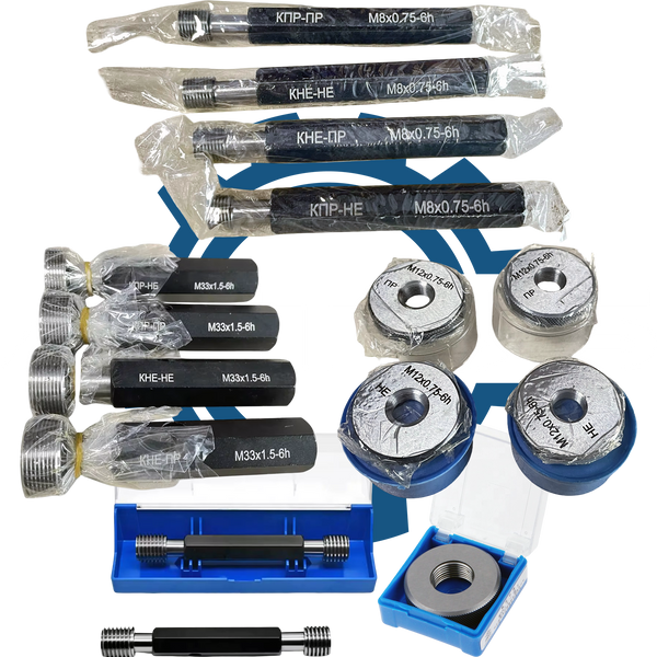 Калибр-кольцо резьбовое М10x0,75 5g6g (ПР/НЕ) 10717 фото