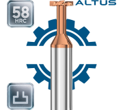 Твердосплавные Т-образные фрезы ALTUS AlTiN для Т-пазов до 58 HRC