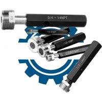 Калібр-пробка різьбова 5-8 NPT (ПР/НЕ)
