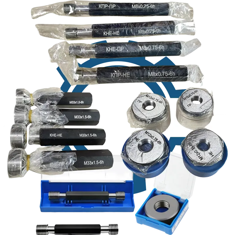 Калибр-пробка резьбовая М170х3 6H (ПР, НЕ)