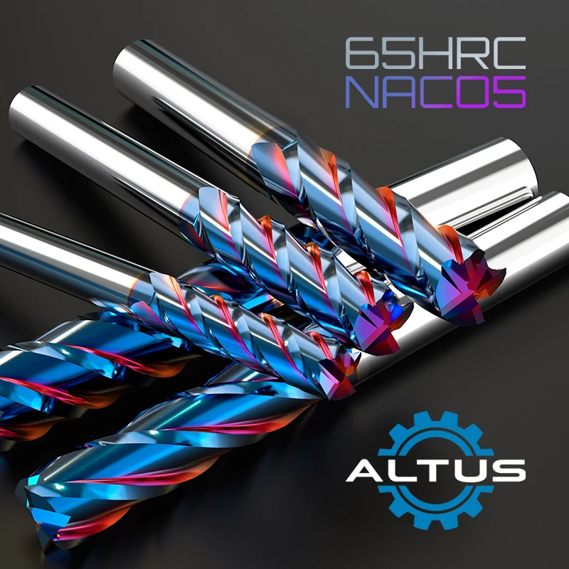 Фреза твердосплавна ALTUS D3×12×100-4F 65HRC