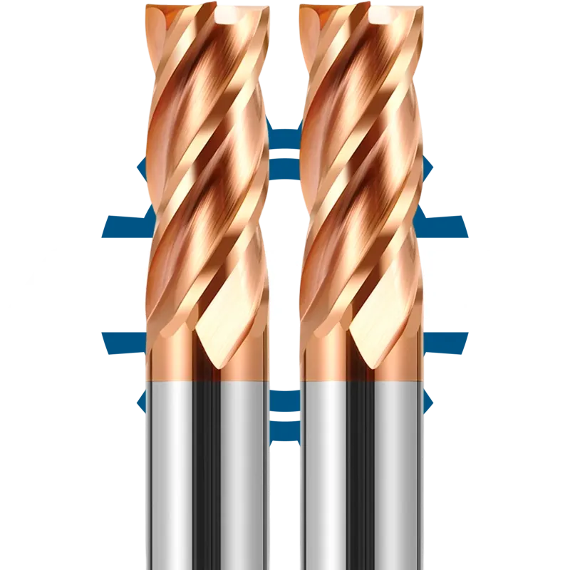 Фреза твердосплавна ALTUS D3,1×12×75-4F 58HRC