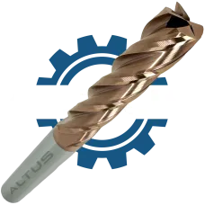 Фреза концевая твердосплавная D6*30*100-4F (58HRC)